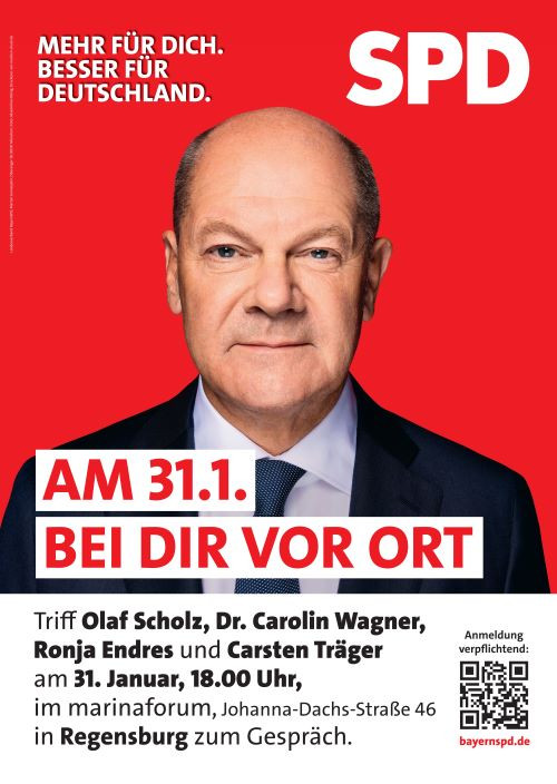 Olaf Scholz in Regensburg